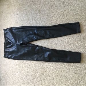 h&m leather leggings